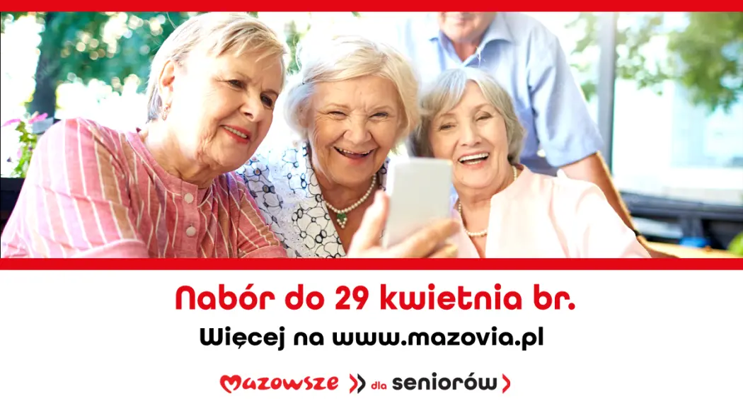 Kolejny program samorządu Mazowszu. Tym razem dla seniorów! 