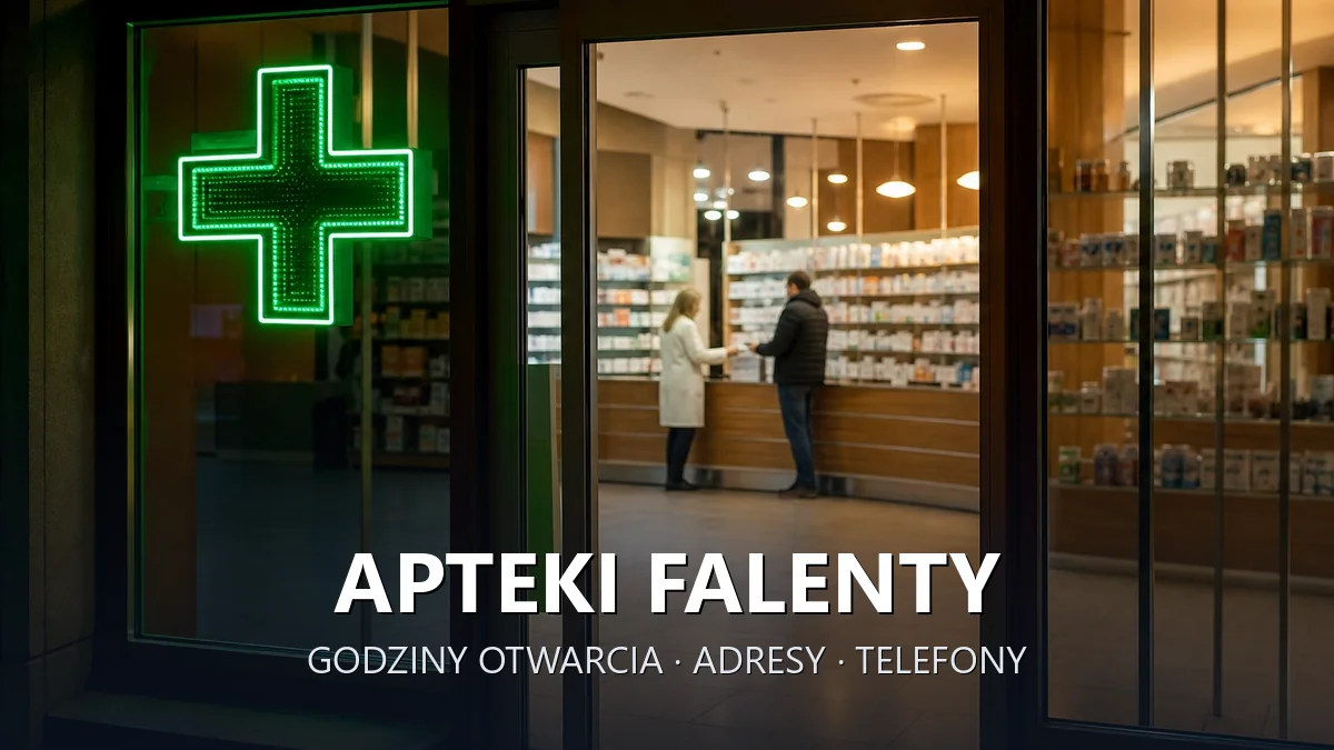 Apteki Falenty, gmina Raszyn, powiat pruszkowski - adresy, telefony, godziny otwarcia