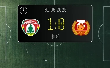 [PIŁKA NOŻNA] Betclic 1. liga – Puszcza Niepołomice – Znicz Pruszków 1:0. Piekarski przesądził o wyniku w Niepołomicach