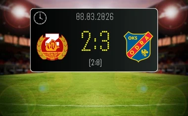 [PIŁKA NOŻNA] Znicz Pruszków – Odra Opole 2:3 w Betclic 1. lidze – dramat na Stadionie Znicza