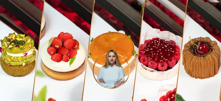 Grafika promocyjna wydarzenia Nowoczesne Cukiernictwo – Owocowa Elegancja: szkolenie z Lesią Moroz