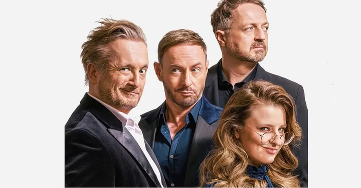 Grafika promocyjna wydarzenia Kabaret Moralnego Niepokoju — „100 procent” w Pruszkowie