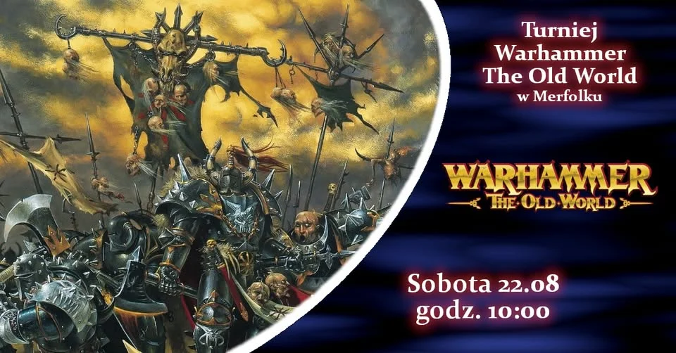 Grafika promocyjna wydarzenia Pruszkowska Krucjata #2 – turniej Warhammer