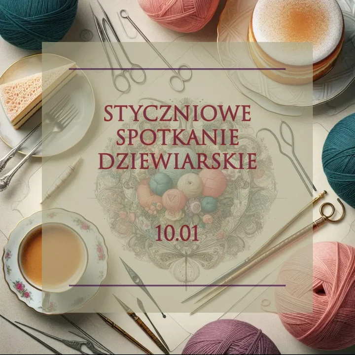 Grafika promocyjna wydarzenia Pruszkowskie Sploty — spotkanie w Pruszkowie 10 stycznia