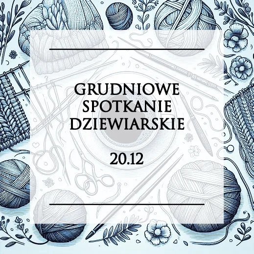 Grafika promocyjna wydarzenia Pruszkowskie Sploty – spotkanie 20 grudnia w Przystanek Pruszków