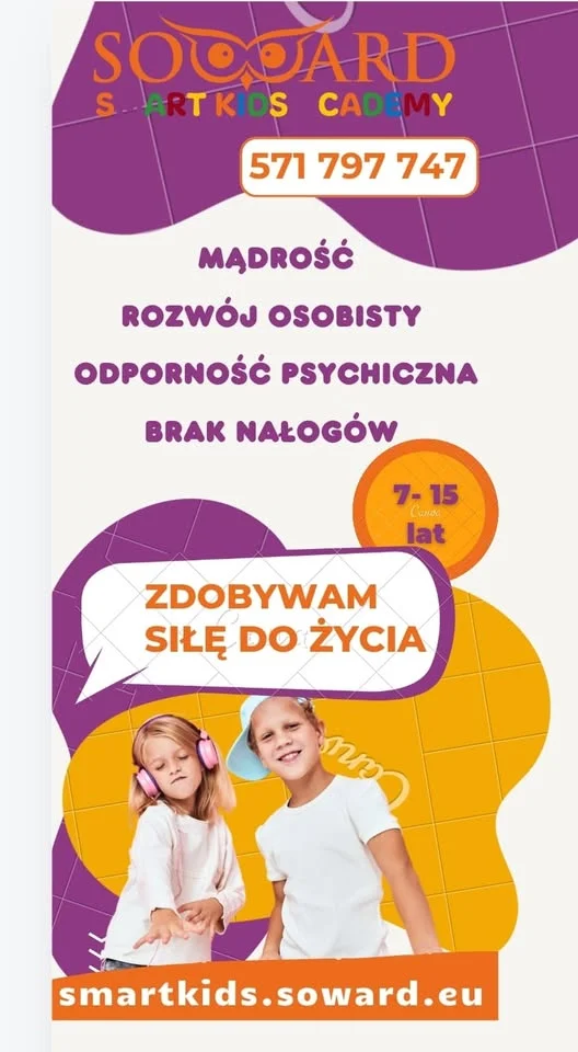 Obrazek przedstawia grafikę promocyjną wydarzenia Rekrutacja do grup w Szkole Kompetencji Soward Pruszków