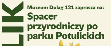 Grafika promocyjna wydarzenia Spacer przyrodniczy po parku