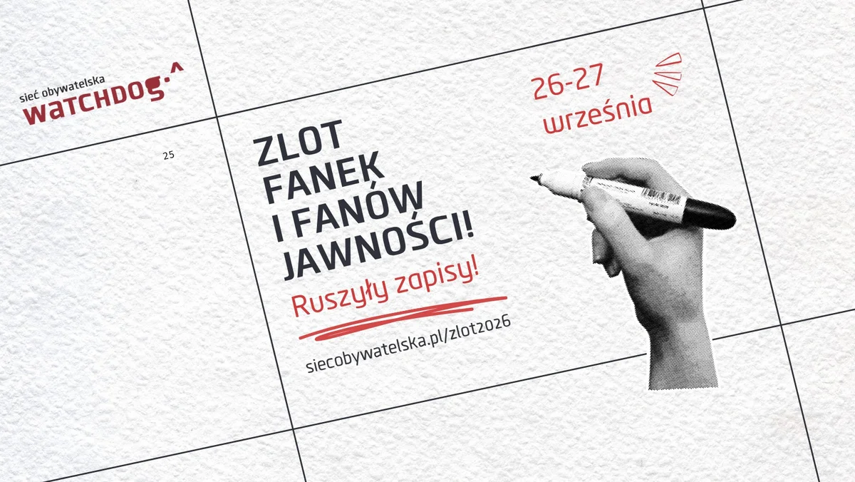 Grafika promocyjna wydarzenia Zlot Fanek i Fanów Jawności 2026 w Pruszkowie