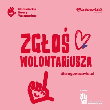Ruszyły zgłoszenia do konkursu Mazowieckie Barwy Wolontariatu