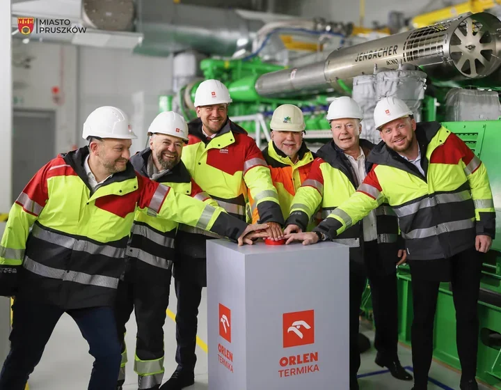 Silniki gazowe w Elektrociepłowni Pruszków - zakład przyspiesza odejście od węgla