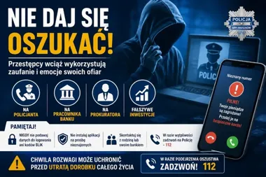 Jeden telefon może pozbawić oszczędności. Pruszkowska Policja ostrzega