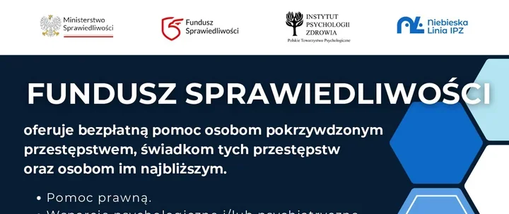 Bezpłatna pomoc po przestępstwie. Fundusz Sprawiedliwości oferuje szerokie wsparcie