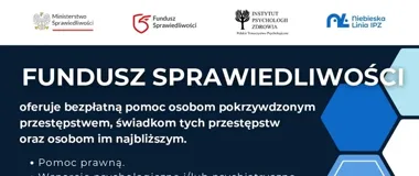 Bezpłatna pomoc po przestępstwie. Fundusz Sprawiedliwości oferuje szerokie wsparcie