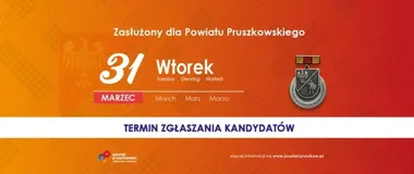 Rusza nabór kandydatów do Medalu Okolicznościowego „Zasłużony dla Powiatu Pruszkowskiego”